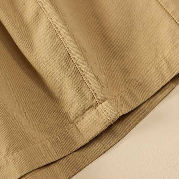 Buddha Stones Summer Casual Loose Plain Cotton Women's Shorts With Pockets