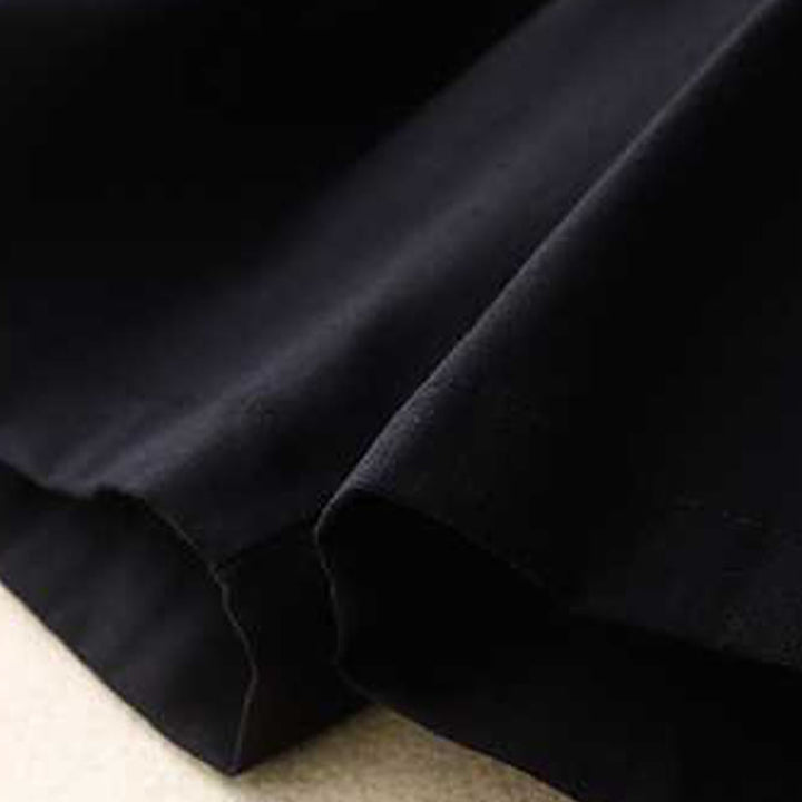Buddha Stones Summer Casual Loose Plain Frog Button Cotton Linen Women's Shorts With Pockets