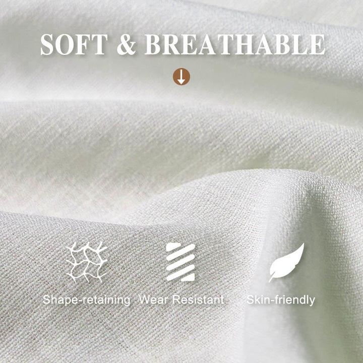 Buddha Stones White Auspicious Clouds Birds Tree Pattern Women's Elastic Waist Harem Pants