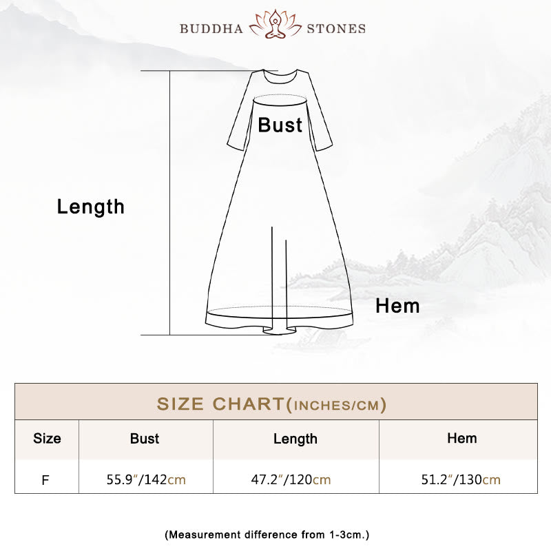 Buddha Stones Colorful Graphics Midi Dress Cotton Half Sleeve Tunic Dress With Pockets