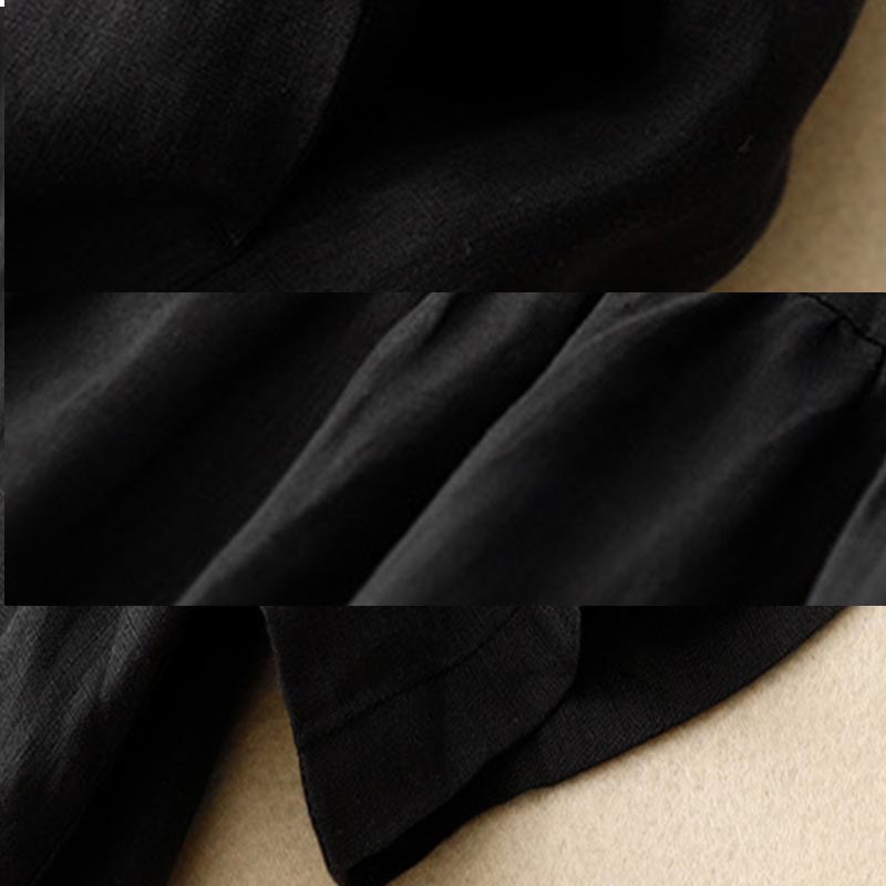 Buddha Stones Casual Short Sleeve Bowknot Tie Straps Women's Maxi Dress With Pockets