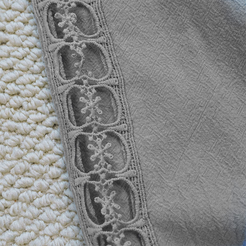 Buddha Stones Summer Plain Color Splicing Design Cotton Linen Women's Pants With Pockets - image 19