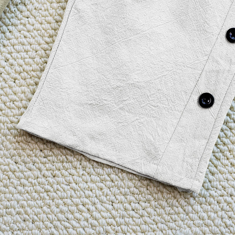 Buddha Stones Summer Plain Patchwork Design Drawstring Cotton Linen Women's Pants With Pockets - image 6