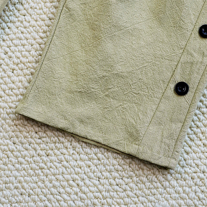Buddha Stones Summer Plain Patchwork Design Drawstring Cotton Linen Women's Pants With Pockets