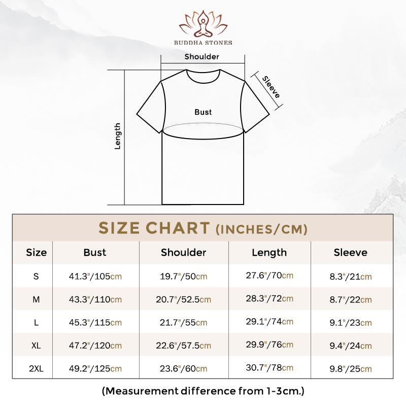 Buddha Stones Casual Ganesha Pattern Cotton Tee T-shirt - image 4
