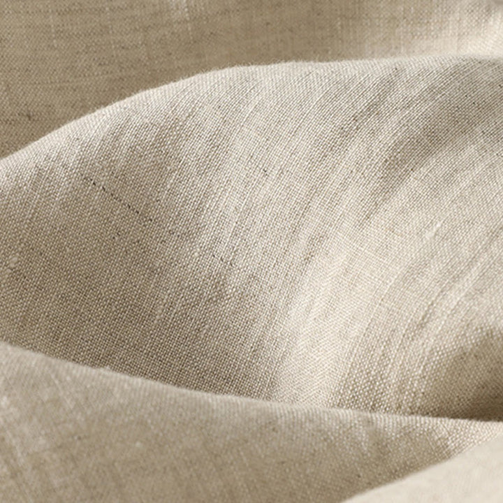 Buddha Stones Summer Casual Pure Color Drawstring 9 Length Cotton Linen Women's Harem Pants With Pockets - image 6