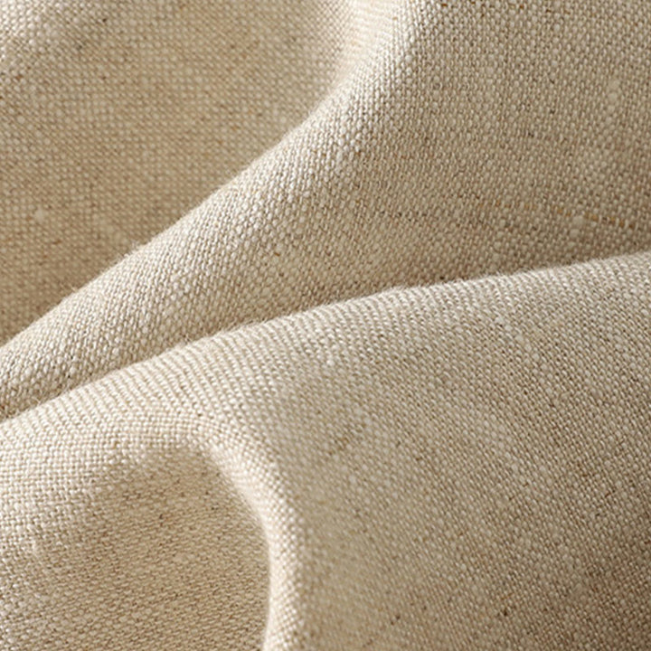 Buddha Stones Daily Plain Simple Design Cotton Linen Women's Pants With Pockets
