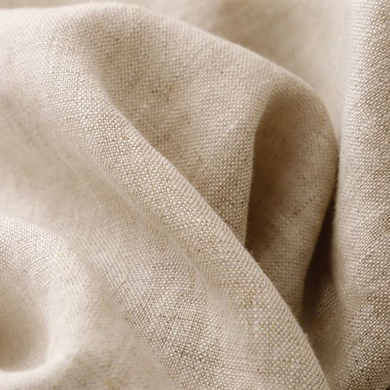 Buddha Stones Versatile Solid Color Elastic Waistband Frog-Button Cotton Linen Women's Wide Leg Pants With Pockets