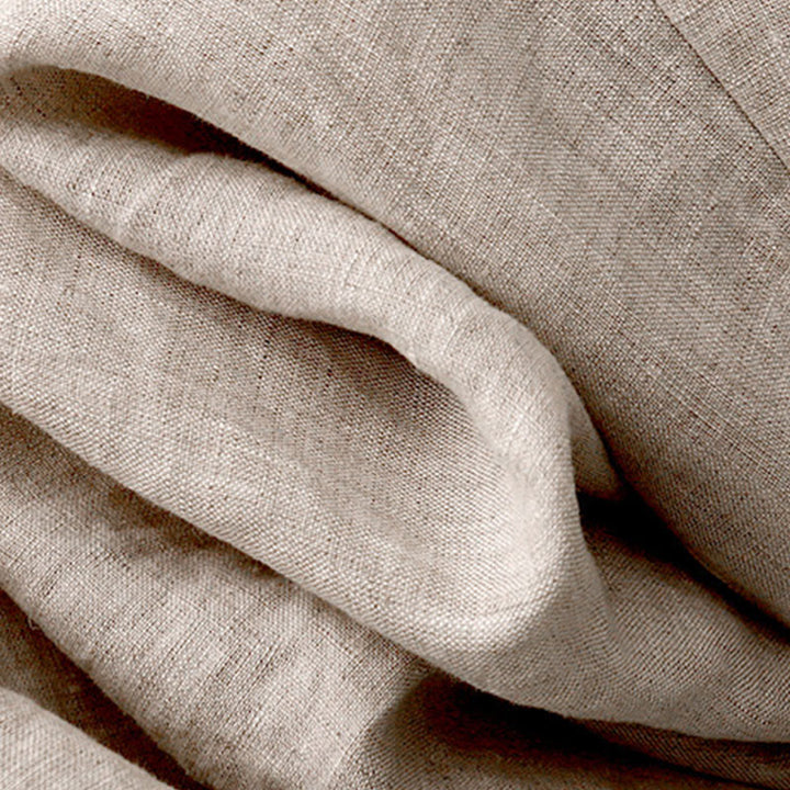 Buddha Stones Vintage Casual Plain Side Slit Elastic Waist Cotton Linen Women's Skirt With Pockets - image 5