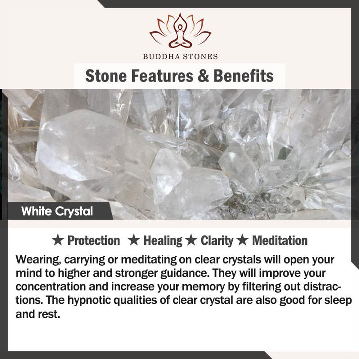 Buddha Stones Natural White Crystal Mini Small Nine Tailed Fox Carved Healing Home Decoration