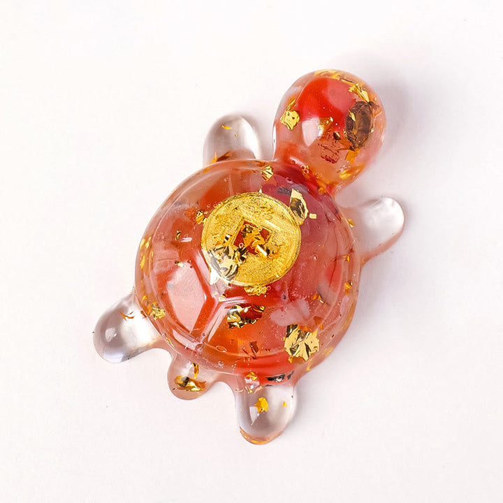 Buddha Stones Small Various Crystal Green Aventurine Amethyst Turtle Copper Coins Luck Home Decoration
