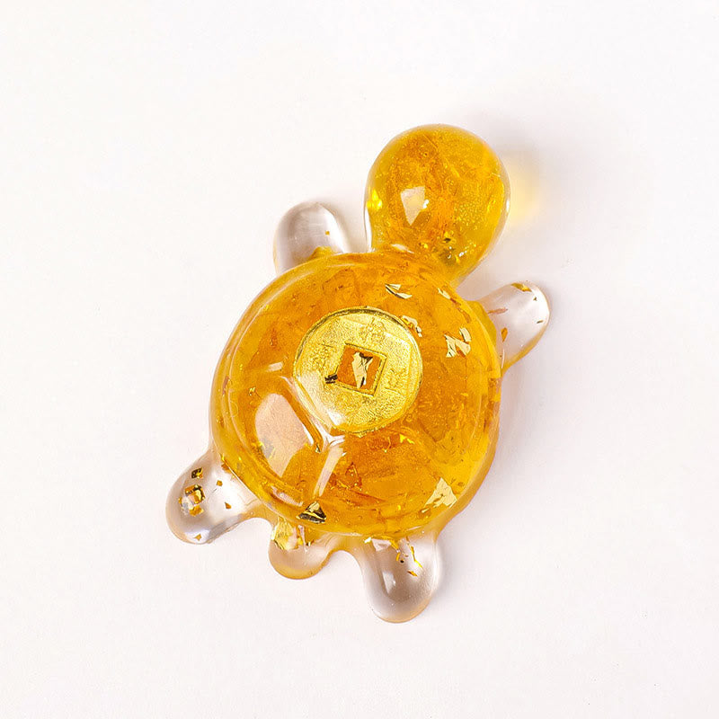 Buddha Stones Small Various Crystal Green Aventurine Amethyst Turtle Copper Coins Luck Home Decoration - Citrine 5*3cm - image 12