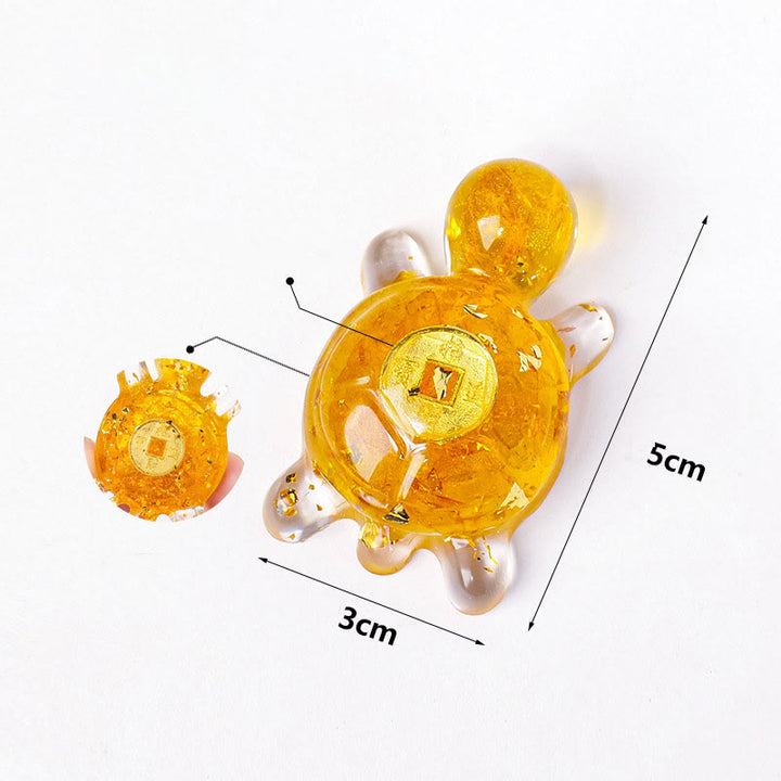 Buddha Stones Small Various Crystal Green Aventurine Amethyst Turtle Copper Coins Luck Home Decoration