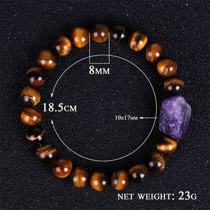 Tibetan Tiger's Eye Stone Protection Bracelet