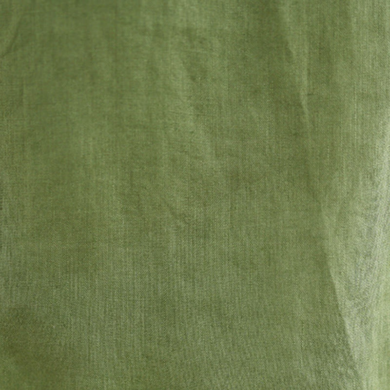 Buddha Stones Summer Ruffled Design Drawstring Crew Neck Cotton Linen Women's Sleeveless Vest - image 11