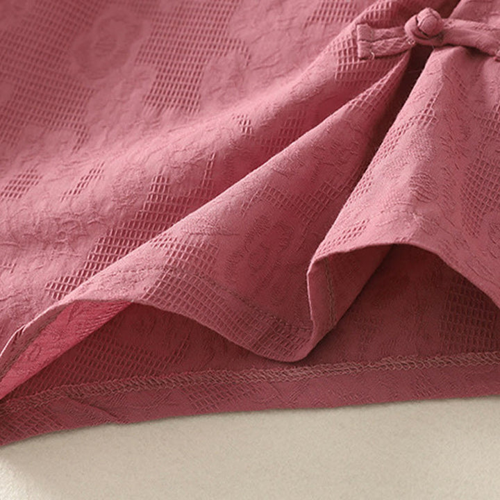 Buddha Stones Summer Solid Color Sleeveless Women's Cotton Linen Vest Waistcoat - image 15