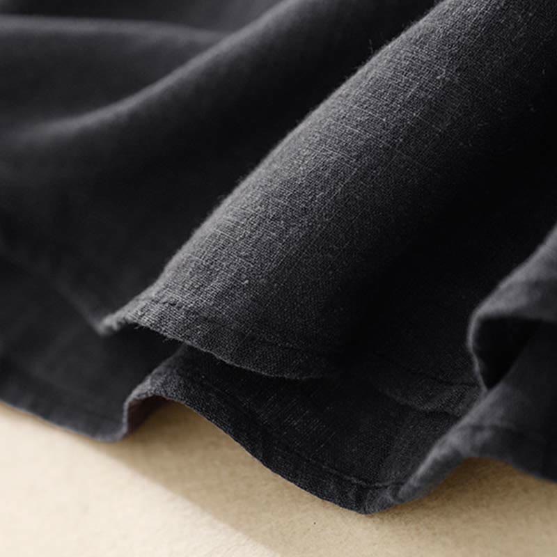 Buddha Stones Spring Patchwork Simple Sleeveless Design Cotton Women's Vest - image 8