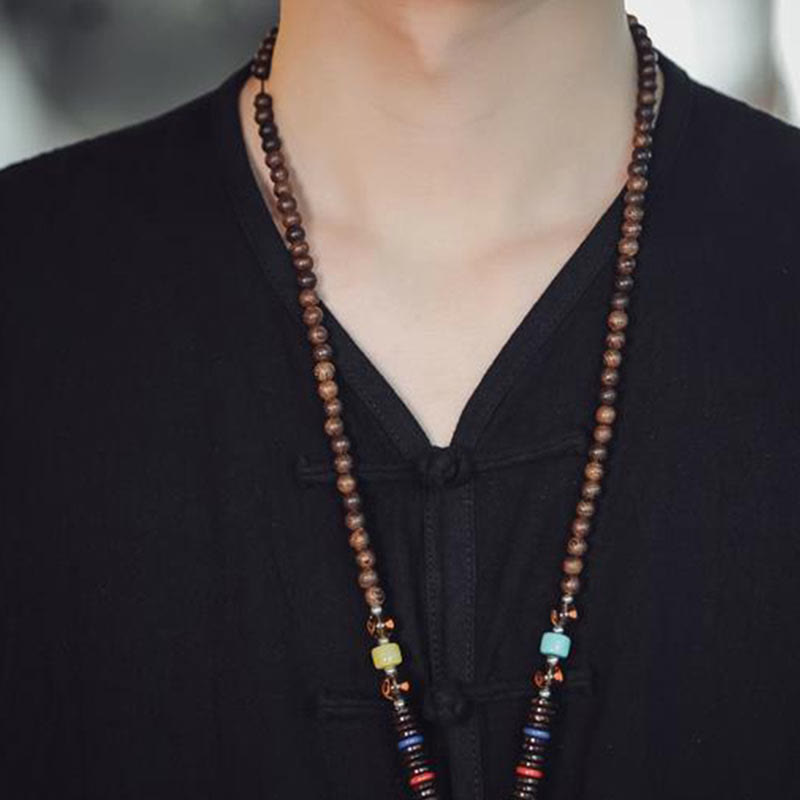 Buddha Stones Casual Chinese Frog-Button Men's Vest With Pockets - image 15