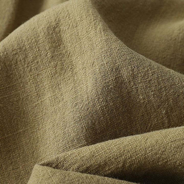 Buddha Stones Casual Plain Loose 7-8 Length Women's Polyester Wide Leg Pants With Pockets - image 14