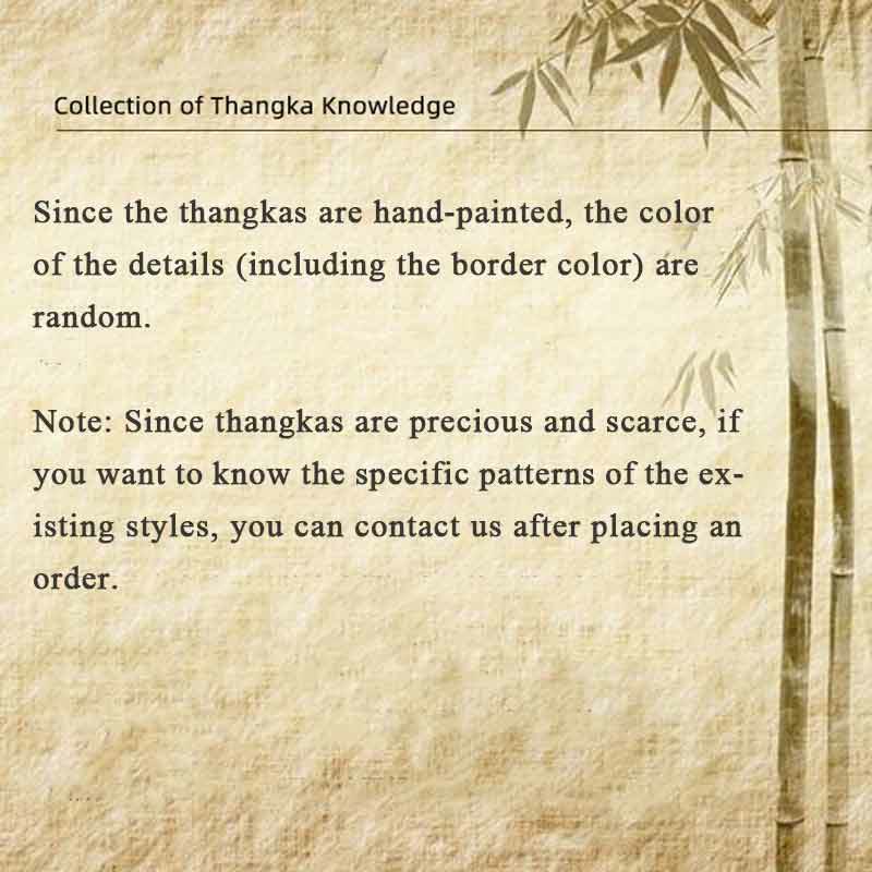 Buddha Stones Tibetan Thangka Painting Om Mani Padme Hum Scripture Handmade Decoration(Random Style) - image 26