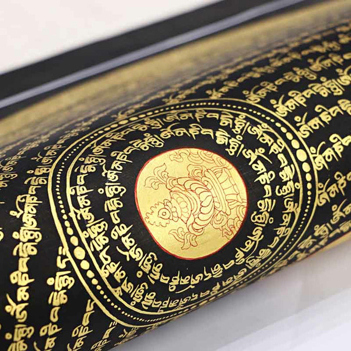 Buddha Stones Tibetan Thangka Painting Om Mani Padme Hum Scripture Handmade Decoration(Random Style) - image 19