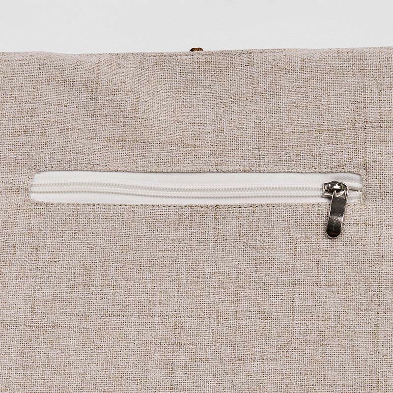 Buddha Stones Magnolia Embroidery Canvas Polyester Shoulder Bag