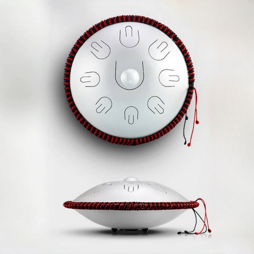 Buddha Stones Steel Tongue Drum Sound Healing Yoga Meditation Kit 9 Note 15 Inch Handpan Instrument - image 11