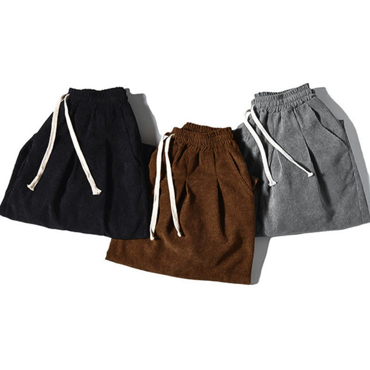 Buddha Stones Casual Plain Cotton Bloomer Men's Pants With Pockets - image 41