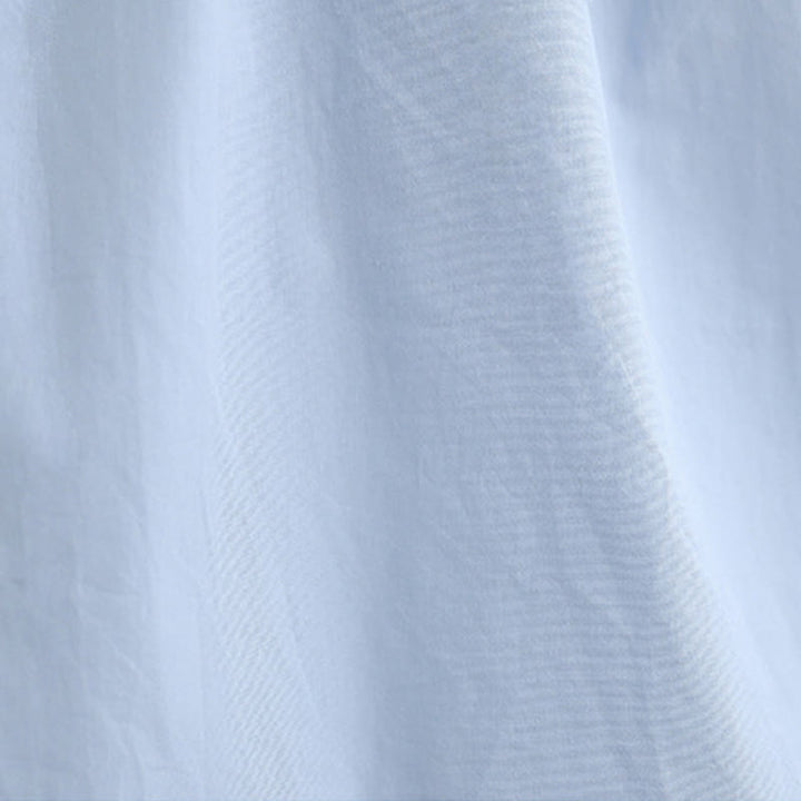 Buddha Stones Summer Solid Color Pleated Design Halter Neck Sleeveless Cotton Linen Women's Vest - image 6