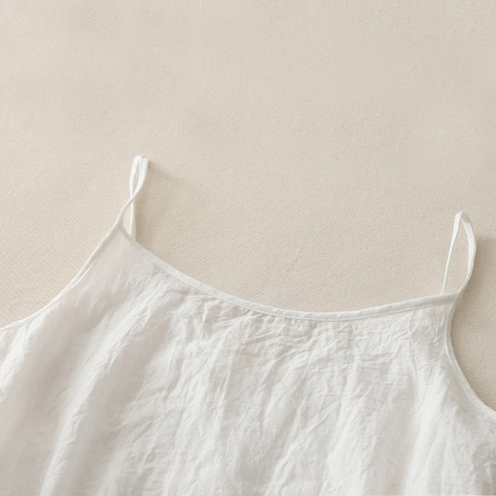 Buddha Stones Vintage Side Lace-up Splicing Lace V-neck Sleeveless Women's  Vest - image 6