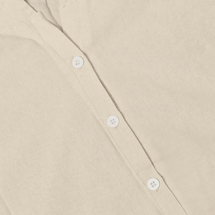 Buddha Stones Casual Plain Button Notched Collar Women's Short Sleeve Shirt - image 42