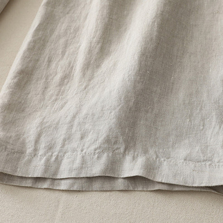 Buddha Stones Casual Colorblock Drawstring Women's Cotton Wide Leg Pants With Pockets - image 21