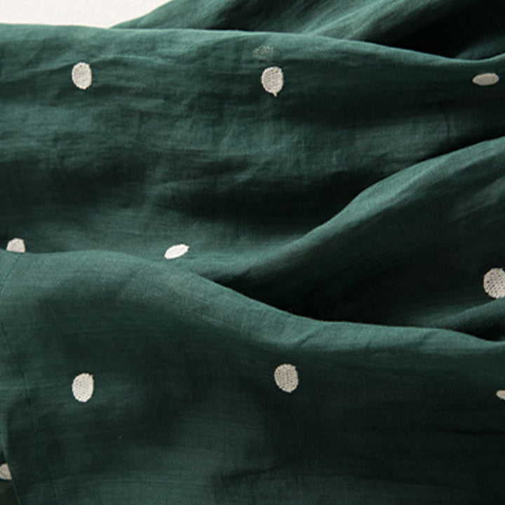 Buddha Stones Artistic Vintage Dot Pattern Women's Pleated Skirt - image 22