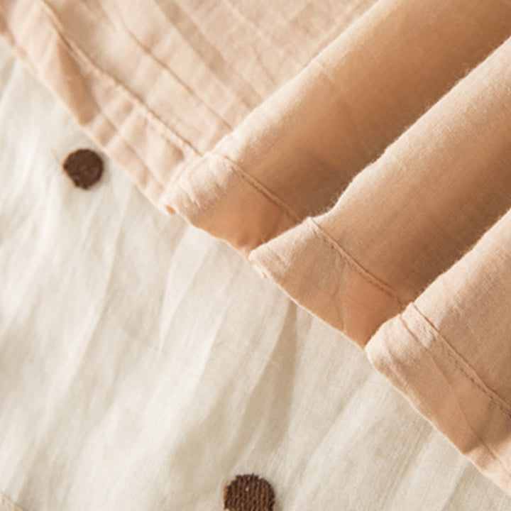 Buddha Stones Artistic Vintage Dot Pattern Women's Pleated Skirt - image 8