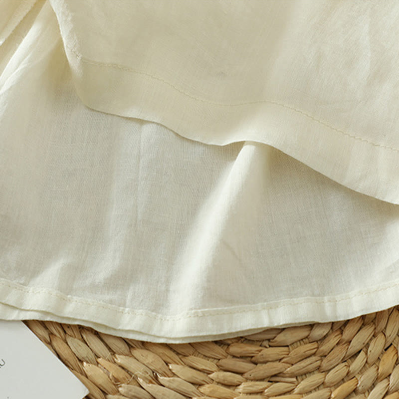 Buddha Stones Casual Plain Lined Ribbon Elastic Women's Polyester Wide Leg Pants With Pockets - image 7