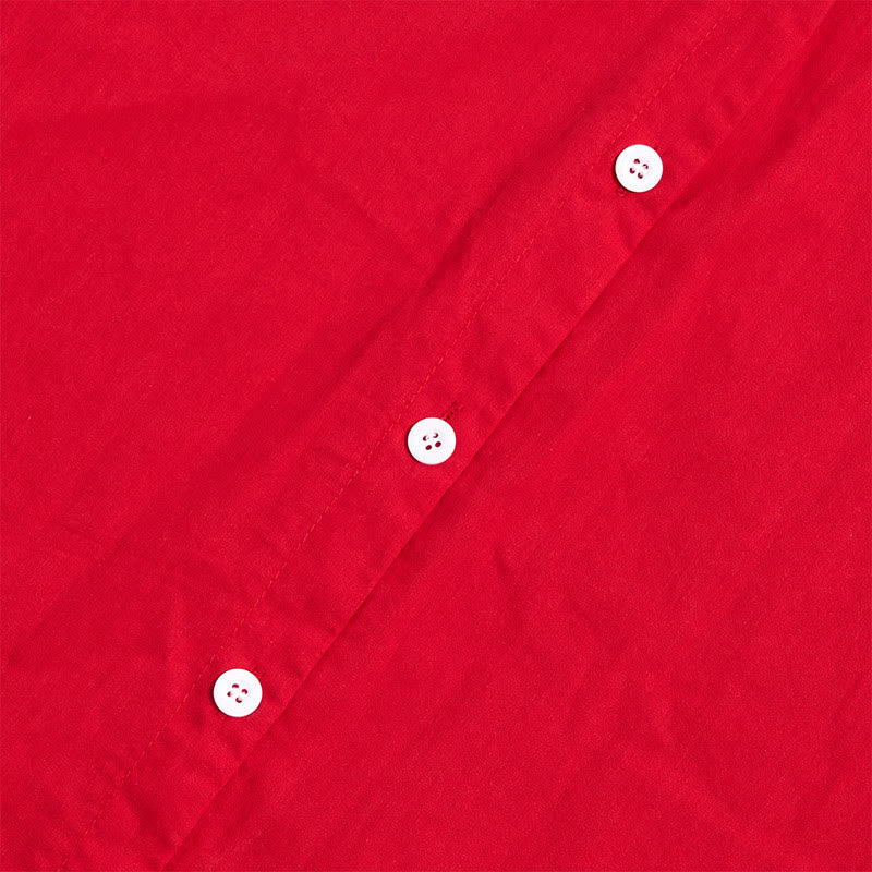 Buddha Stones Summer Casual Plain Breasted Notched Collar Short Sleeve Women's Cotton Linen Shirt - image 15