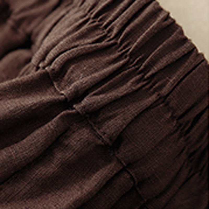 Buddha Stones Summer Casual Plain Women's Elasti Straight Shorts With Pockets - image 8