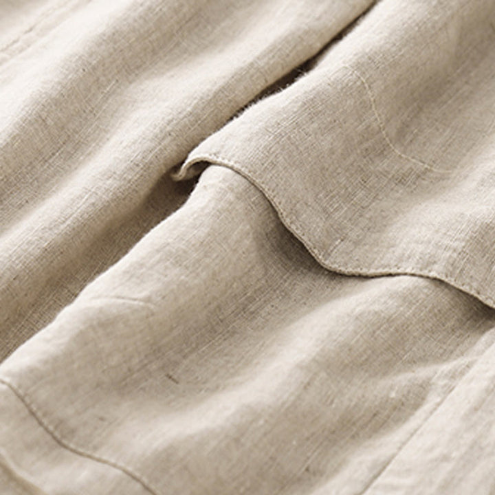 Buddha Stones Summer Casual Plain Women's Elasti Straight Shorts With Pockets - image 19