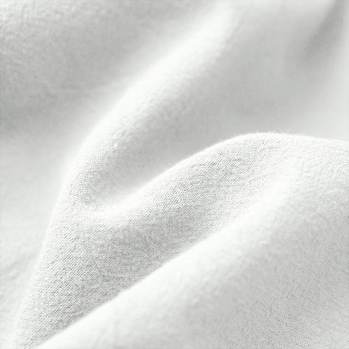 Buddha Stones Casual Summer Pure Color Jacquard Button Crew Neck Cotton Women's Short Sleeve T-Shirt - image 4