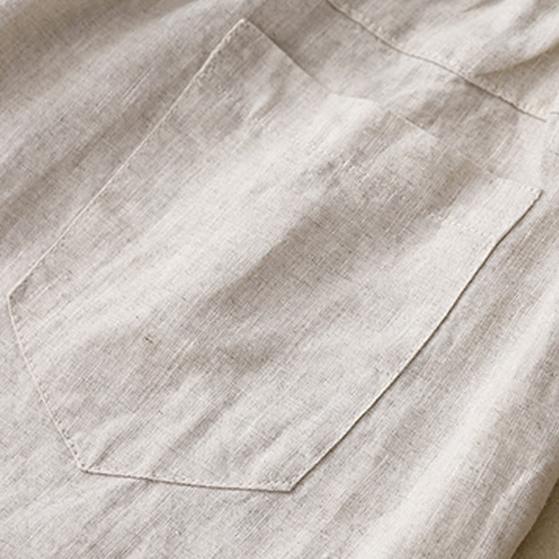 Buddha Stones Summer Casual Buttons Plain Women's Shorts With Pockets - image 11
