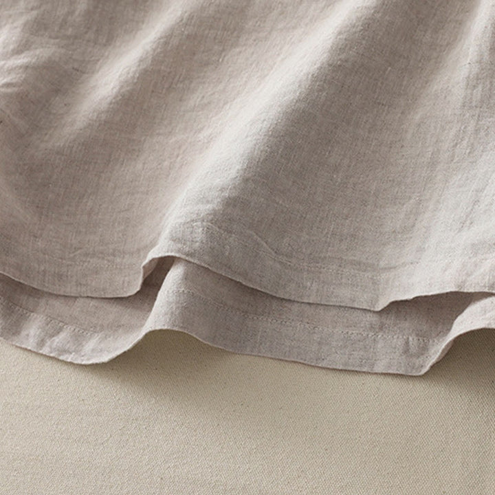 Buddha Stones Plain Threaded Crew Neck Design Women's Polyester Short Sleeves Shirt - image 28