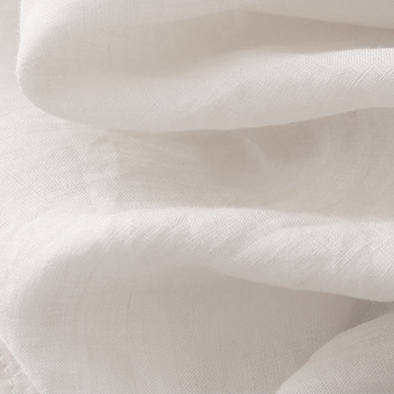 Buddha Stones Plain Button Crew Neck Design Women's  blend Three Quarter Sleeve Shirt - image 19