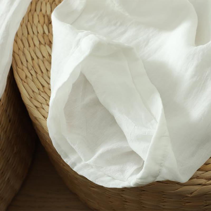 Buddha Stones Commute Pure Color Simple Design Women's Ankle-Length Harem Pants With Pockets - image 14