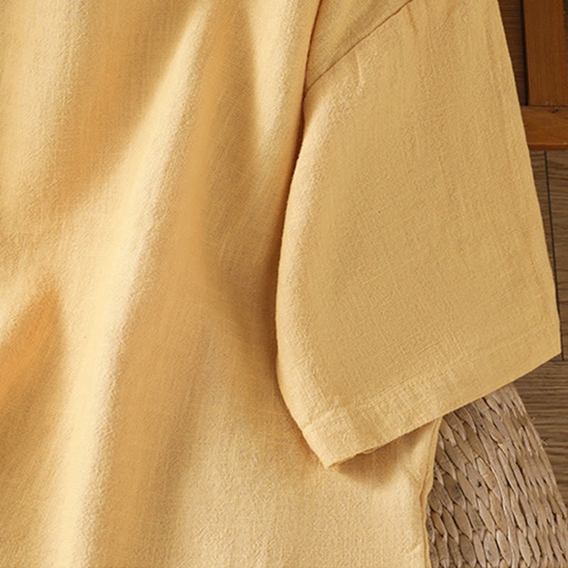 Buddha Stones Casual Summer Plain Crew Neck Women's  Cotton Short Sleeve T-Shirt - image 12