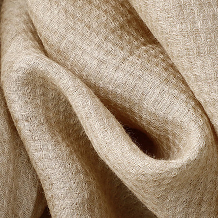 Buddha Stones Lace-up Buttons Design Women's Cotton Linen Three Quarter Sleeve Shirt - image 13