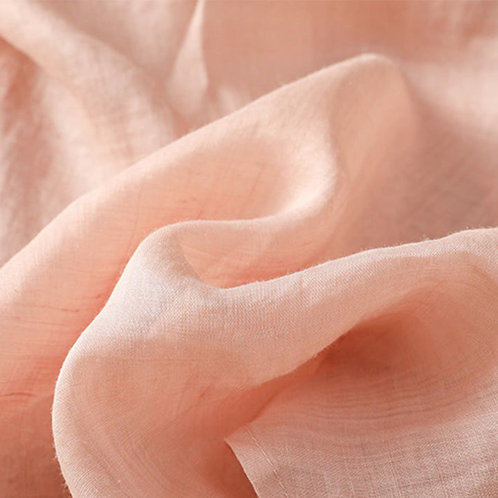 Buddha Stones Casual Embroidery Frog-Button Polyester Half Sleeve Women's V-neck Shirt - image 26