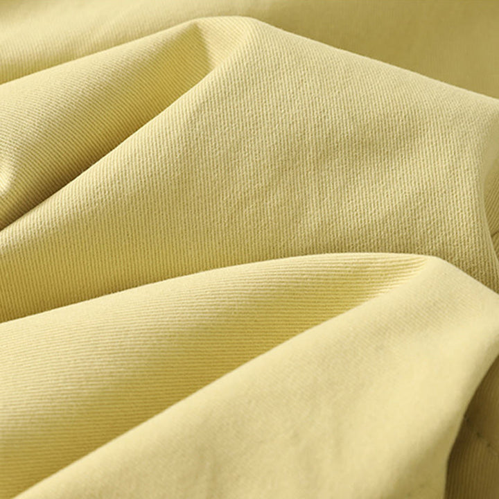 Buddha Stones Daily Solid Color Lace Belt Women's Wide Leg Cotton Pants With Pockets - image 25