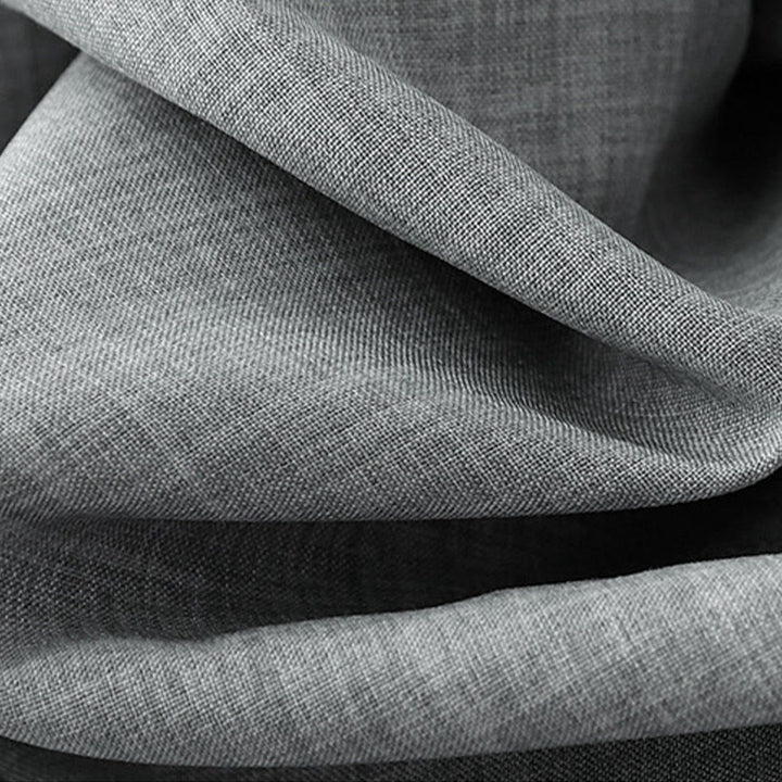 Buddha Stones Plain LightSteelBlue Women's Wide Leg Cotton Linen Pants With Pockets - image 6