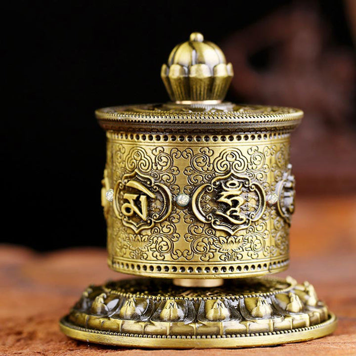 Tibetan Blessing Prayer Wheel Car Decoration - image 1