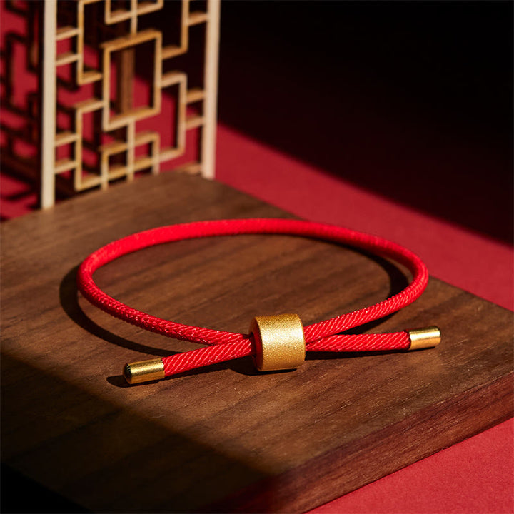 Buddha Stones Lucky Red String Bracelet